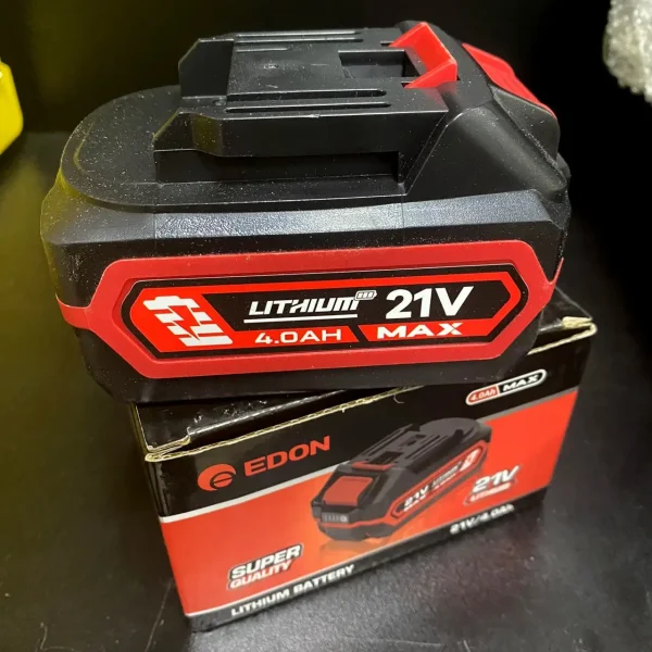 Акумулятор Edon 21V 4Ah, посадка MAKITA (макитівська посадка) - Зображення 2