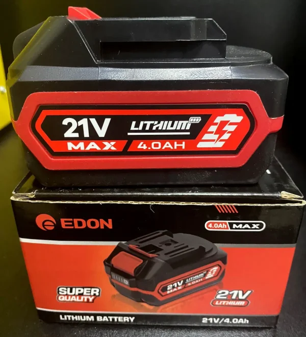 Акумулятор Edon 21V 4Ah, посадка MAKITA (макитівська посадка) - Зображення 3