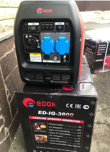Інверторний генератор 3,8кВт EDON ED-IG-3800