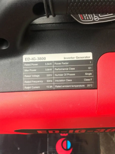 Інверторний генератор 3,8кВт EDON ED-IG-3800 - Зображення 4